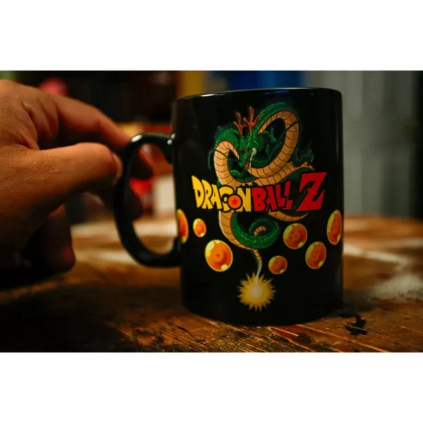 Dragon Ball Z Vegeta Shenron Heat Change Black Coffee Mug Tea Cup MG06062070