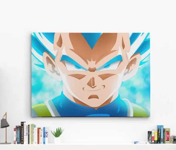 Dragon Ball Z Vegeta Super Saiyan Canvas Print Wall Art (Ready To Hang) WA07062105
