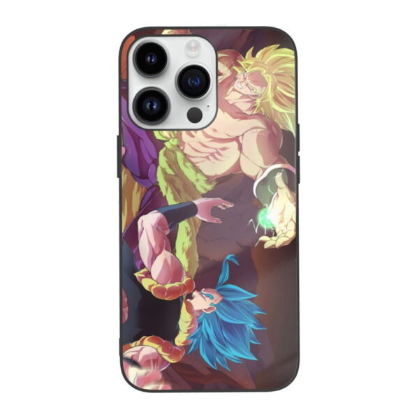 Dragonball Gogeta SSG Blue VS Broly Phone Case for iPhone 14 Series PC06062131