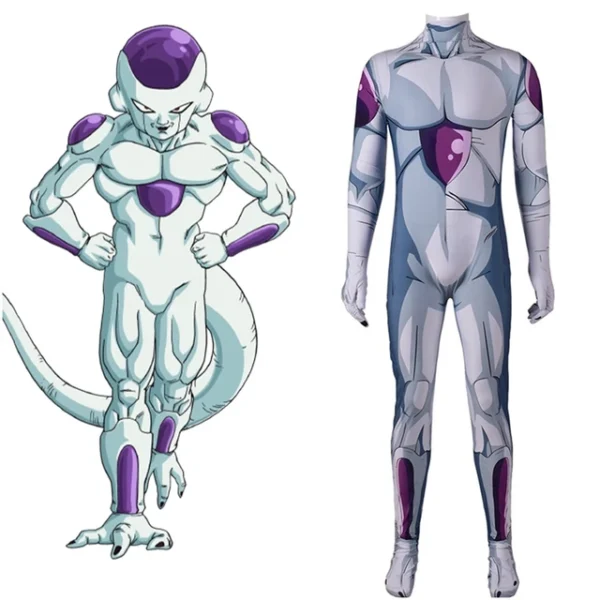 Frieza Costume Cosplay Jumpsuit for Adults and Kids CO07062468