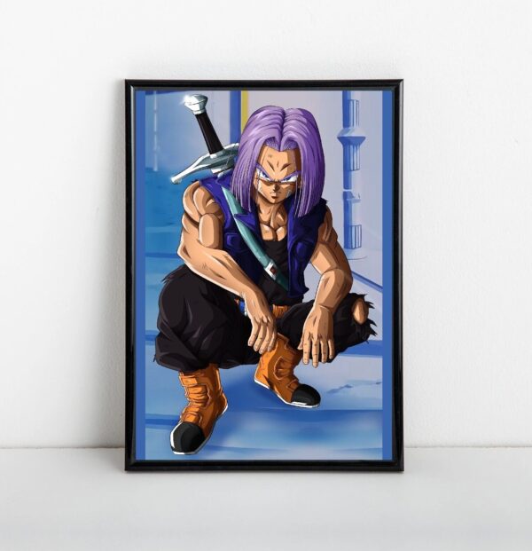 Future Trunks Poster Framed Art Painting Dragon Ball DBZ WA07062187