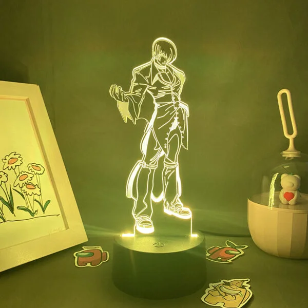 Game The King of Fighters Iori Yagami 3D LED Neon Night LA10062253