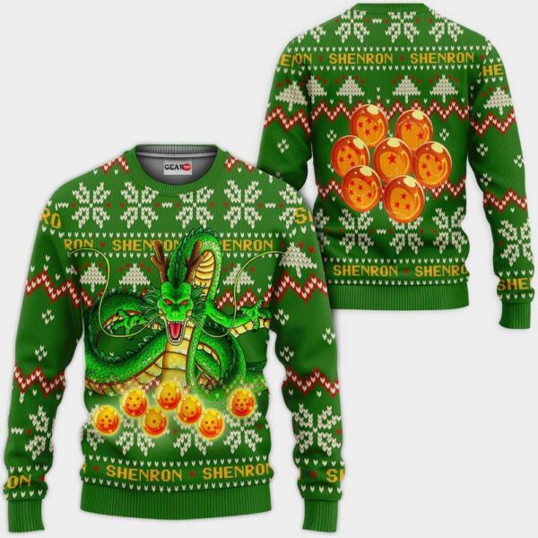 Giftngon Shenron Ugly Christmas Sweater Custom Anime Dragon Ball Xmas Gifts UG07062041