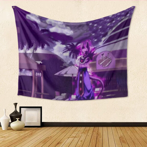 God Of Destruction Dope Lord Beerus Tapestry TA10062036