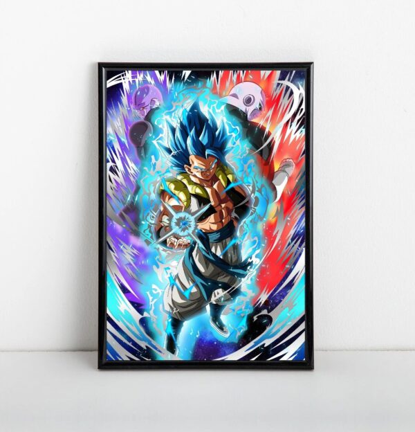 Gogeta Hit Jiren Poster Framed Art Dragon Ball Super WA07062224