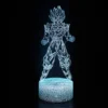 Goku 3D Night Light 16 Colors Changing Touch LED Desk Lamp LA10062182