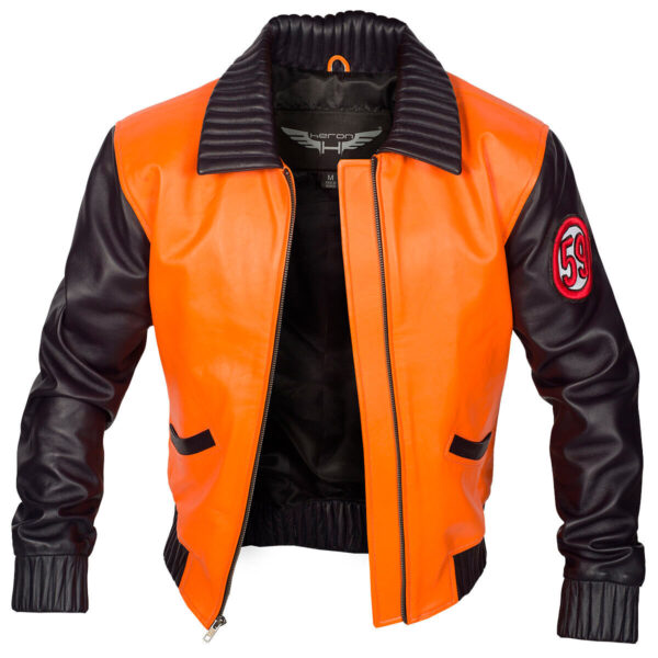 Goku Cell Games Saga Genuine Leather Jacket JT06062048