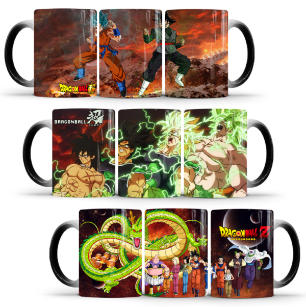 Goku Coffee Mugs Color Change Tea Cup Broly Anime Design MG06062041