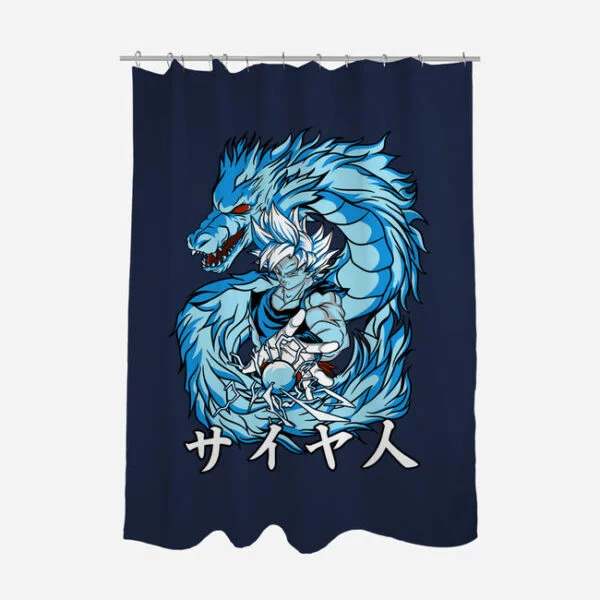 Goku Dragon Ball Polyester Shower Curtain by Faissal SC10062176