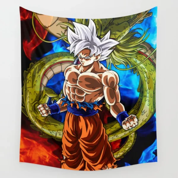 Goku Dragon Ball Super Wall Art Tapestry by Brooke Sparks TA10062025
