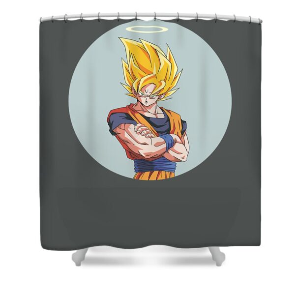 Goku Dragon Ball Z #1 Shower Curtain by Romuald Didier SC10062115