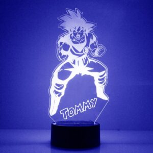 Goku Dragon Ball Z Personalized FREE Night Light Lamp with LED Remote Control LA10062041