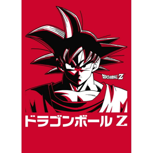 Goku Kanji Men s Red Graphic Tee Shirt PO11062421