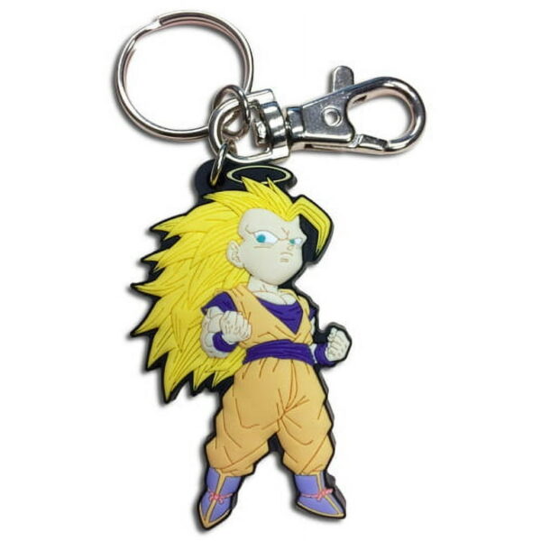 Goku Super Saiyan 3 SD Anime PVC Keychain KC07062347