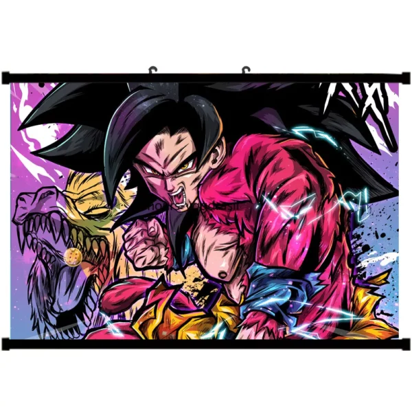 Goku Super Saiyan 4 Wall Scroll Painting (60x40cm) PO11062114