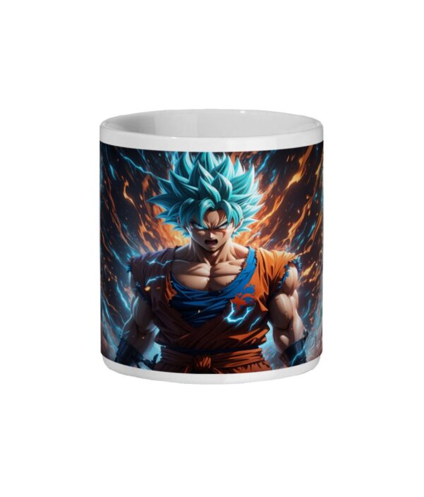 Goku Super Saiyan Blue Kaioken Style White Ceramic Mug Gifts Ideas MG06062111