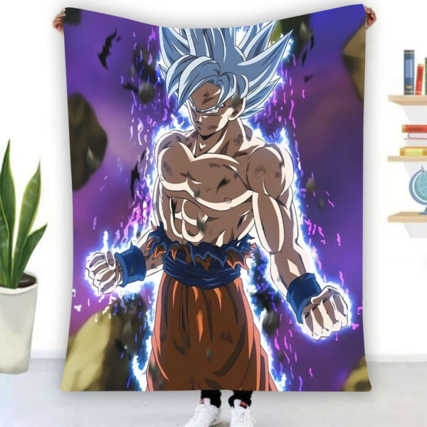 Goku Ultra Instinct Power Up 3D Blanket TA10062055