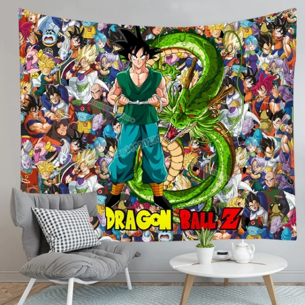 Goku Vegeta Party Photography Dragon Ball Z Wall Tapestry TA10062086