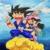 Goku and ChiChi Art Print TA10062137