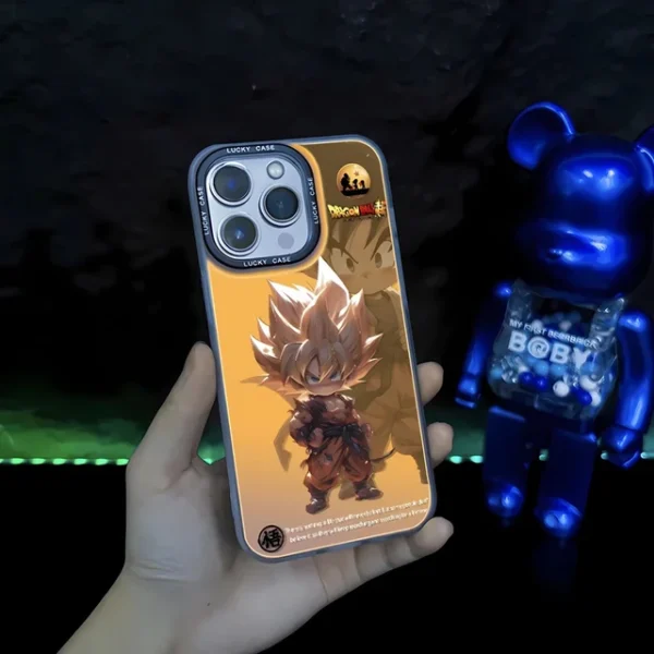 Goku and Vegeta Plating IMD Phone Case PC06062434