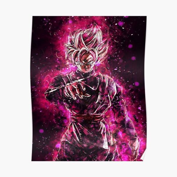 Goku black super saiyan rose Premium Matte Vertical Poster SC10062099