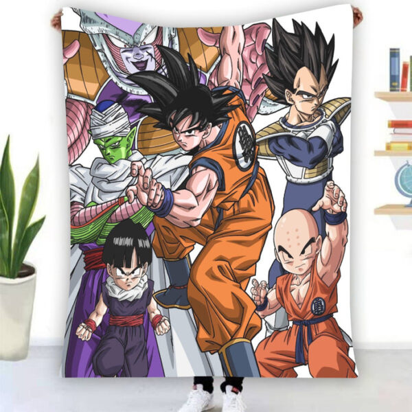 Goku vs Frieza Colorful Showdown Blanket TA10062203