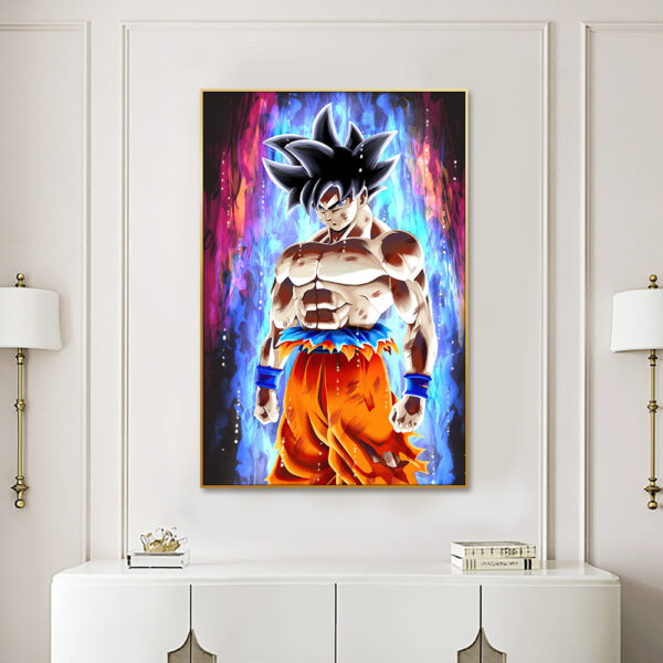 Home Decor Prints Anime Dragon Ball Goku Painting Nordic Style Pictures Wall Art Modular Canvas Poster Modern Bedside Background WA07062069