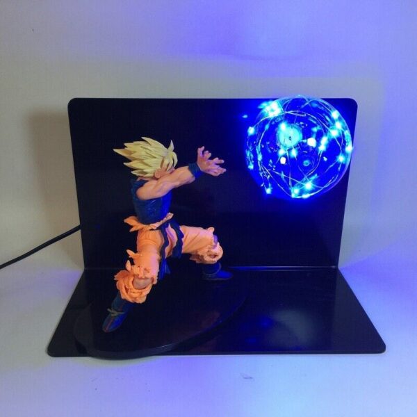 Hot Dragon Ball Z GOKU Creative lamp Power Up Led Light Lamp Action Figure Gift LA10062174