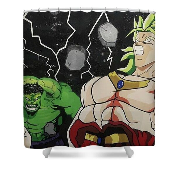 Hulk VS Broly Shower Curtain SC10062037