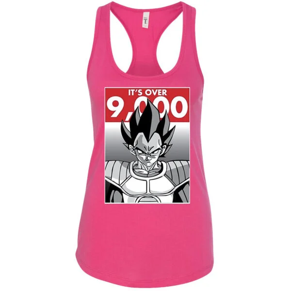 It s over 9000 Vegeta Red box Women s Tank top Anime fans TT07062139