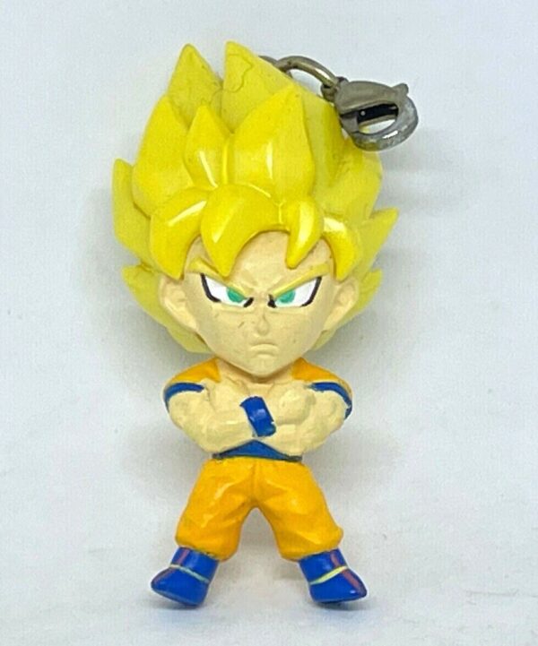 Japan Banpresto Dragon Ball Z SSJ Goku Figure Keychain KC07062310
