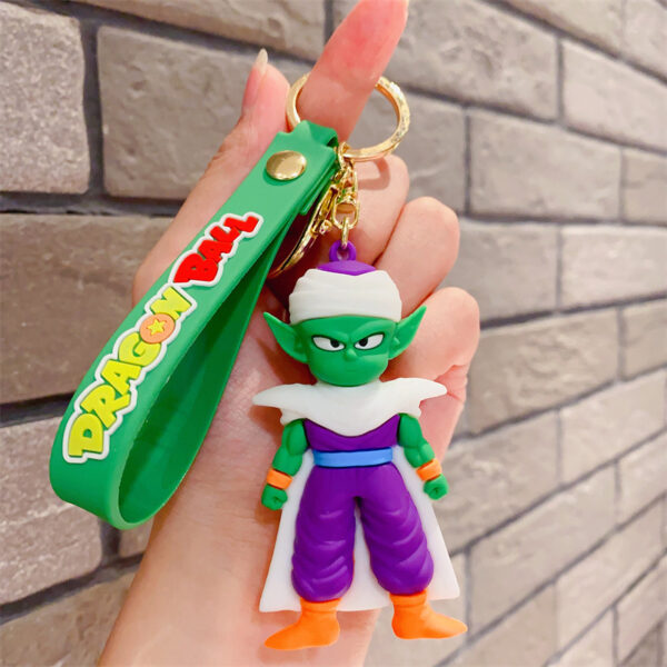 Japanese Anime Cartoon Dragon Ball Goku Piccolo Keychain Car Key Ring Cute Doll Bag Backpack Pendant Ornaments Accessories Gifts KC07062298