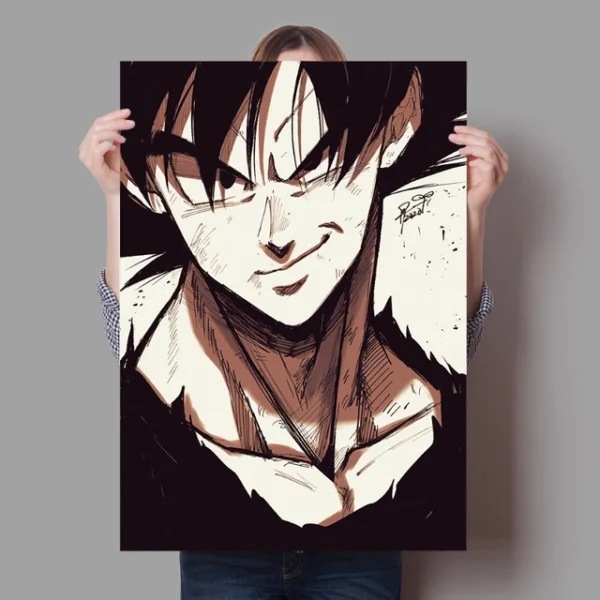Japanese Anime Dragon Ball Son Goku Poster Paintings Kraft WA07062288