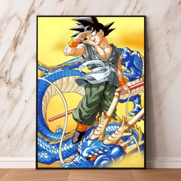 Japanese Classic Anime Goku Decoration Paintings Gift Art Picture Aesthetic Poster Modern Living Room Decorative Modular Prints WA07062332