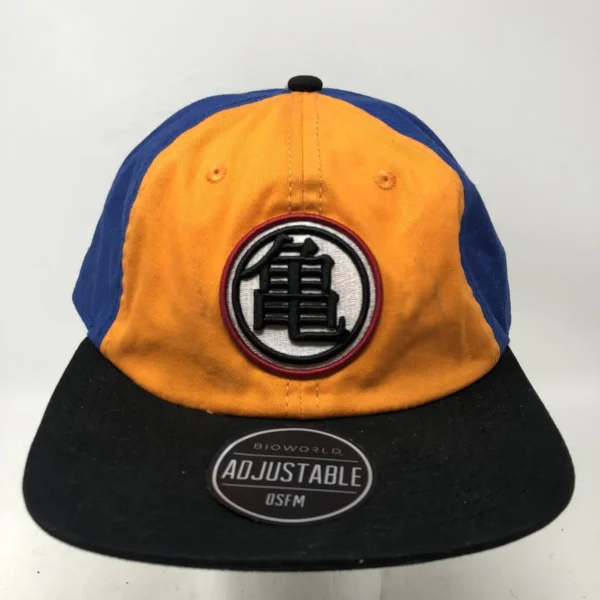 Kanji Orange Blue Anime Snapback Baseball Flat Bill Hat HA06062099