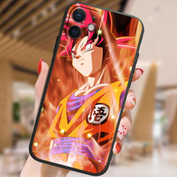 Kid Anime Dragon Ball Goku Phone Case for Apple iPhone 15 14 13 12 11 XS XR X 8 7 Pro Max Plus Mini Silicone Black Cover PC06062260