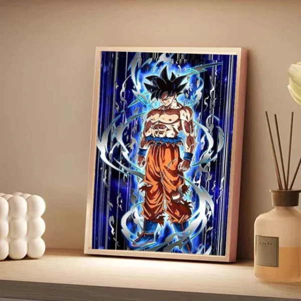 LED Light Painting Hot blooded Anime Dragon Ball Z Super ... WA07062042