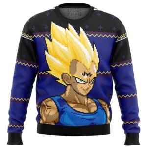 Majin Vegeta dbz Ugly Christmas Sweater UG07062046