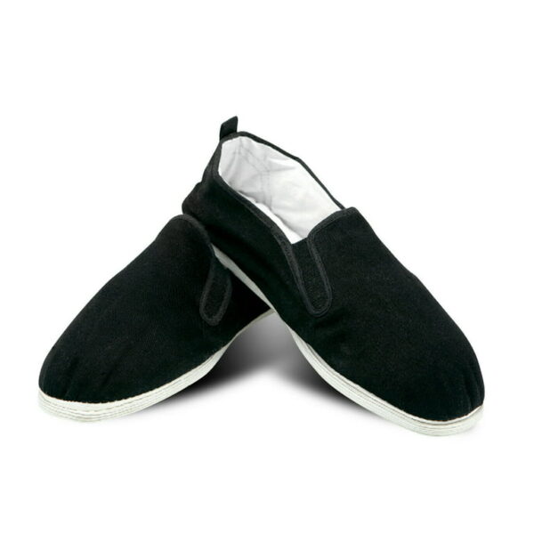 Martial Arts Rubber Cotton Sole Slip On Ninja Tai Chi Shoes (CT, #6 US Men s) SH07062047