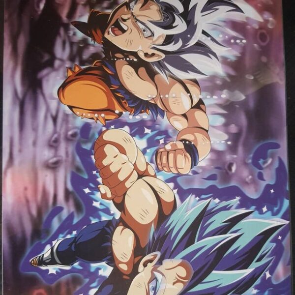 Mastered Ultra Instinct Goku & Evolution Blue Vegeta Poster PO11062312