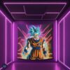 Neon Goku Dragon Ball Z Wall Art Tapestry TA10062056