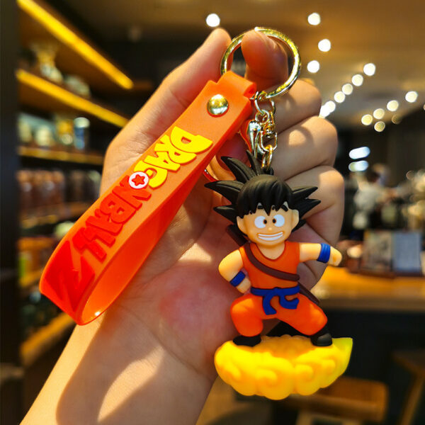 New Anime Dragon Ball Keychains Son Goku Action KC07062637
