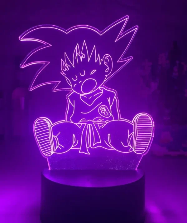 New Dragon Ball Kid Goku 7 Color LED USB Night Light Anime LA10062219
