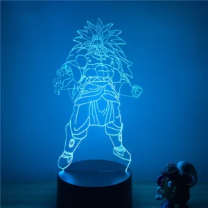 New Dragon Ball Z Figure Broly Super Saiyan LED Night 3D LA10062069