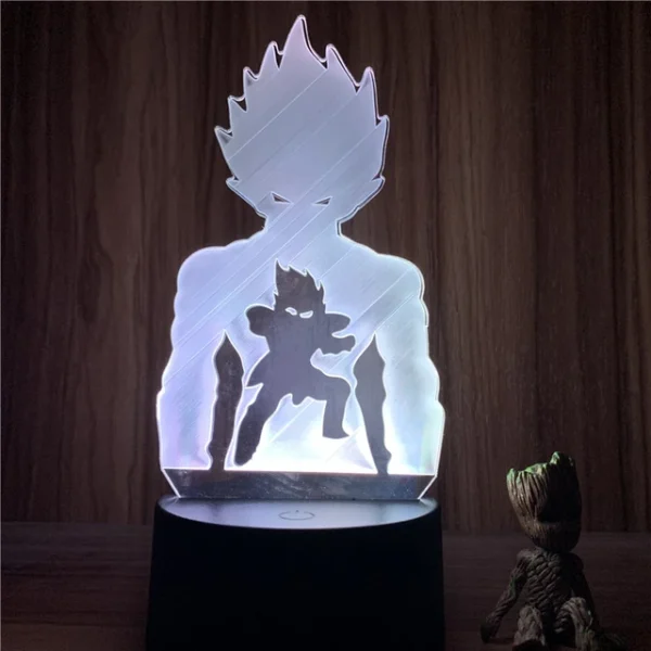 New Dragon Ball Z Figure Super Saiyan Vegeta 3D Lamp LED LA10062204