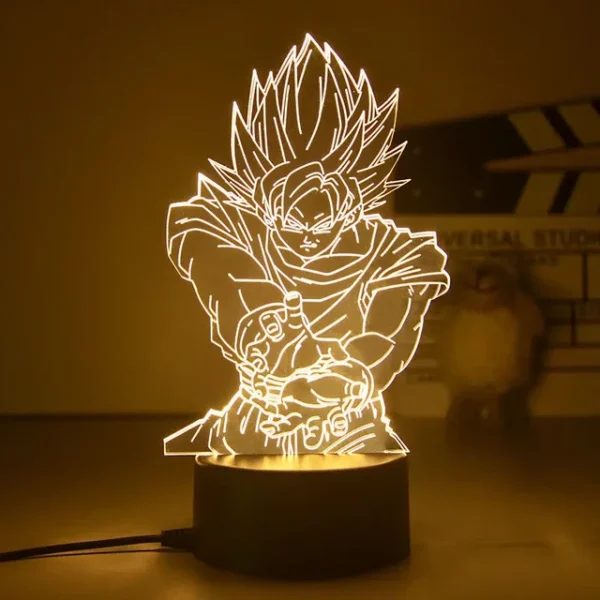 New Dragon Ball Z Figure Vegeta Super Saiyan 3D Lamp LED LA10062166