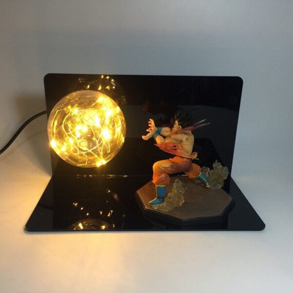 New Dragon Ball Z Super Saiyan GOKU Power Up Led Light Lamp Action Figure Gift LA10062178