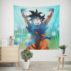 New Frontier Goku Dragon Ball Super Anime Wall Tapestry TA10062256