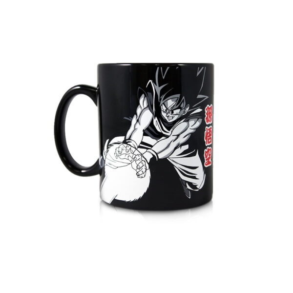 Official Licensed Dragon Ball Z Goku Black and Grey Ceramic Coffee Mug, 16oz MG06062209