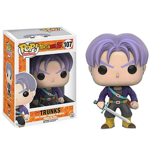 POP Animation DragonBall Z Trunks Vinyl Figure Keychain KC07062082